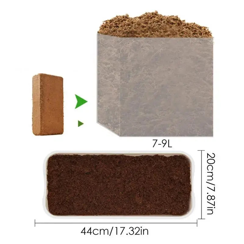 Organic Coconut Coir Bricks