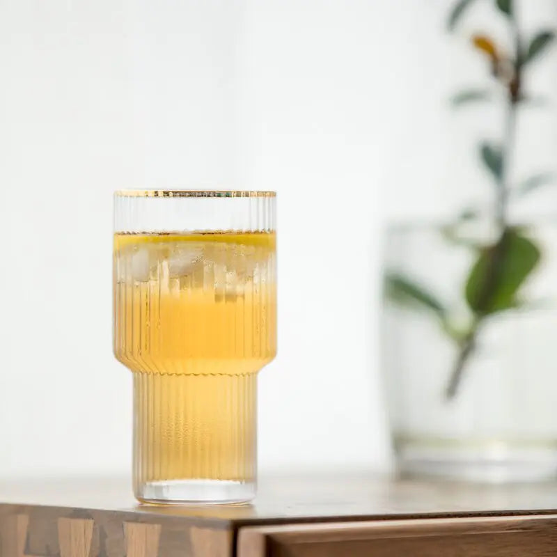 Phnom Penh Crystal Glass Water Jug And Cup Set