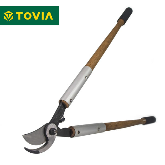 Wood Handle Long Pruner Garden Branch Pruning Shears Loppers Tools Anti-Slip Grip Hand Tools Gardening Fruit Tree Scissors